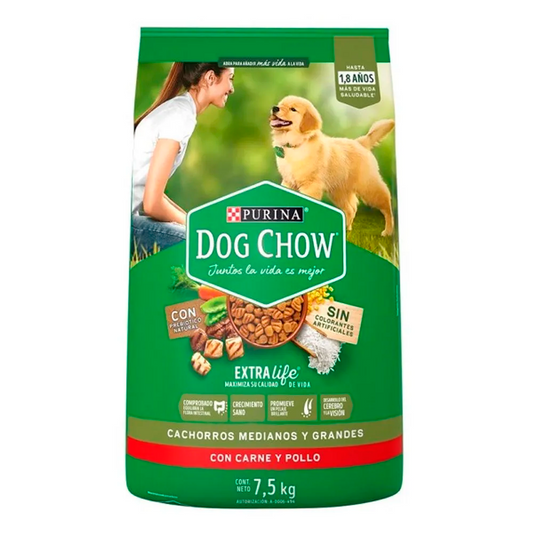 Alimento Alim Purina Dog Chow Cachorro R.Med/Gde Purina Dog Chow Cachorro Rz 7.5 KGS