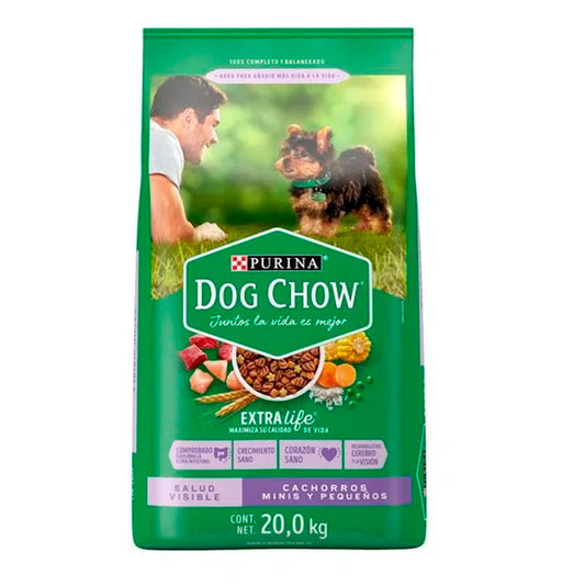 Alimento Para Perro Dog Chow Cachorro Razas Mini Y Pequeñas 20 KGS