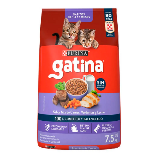 Croquetas Gatina Para Gatitos 7.5 KGS