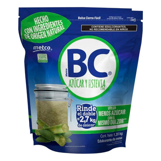 Azúcar Metco Bc Baja En Calorías 1.35 KGS