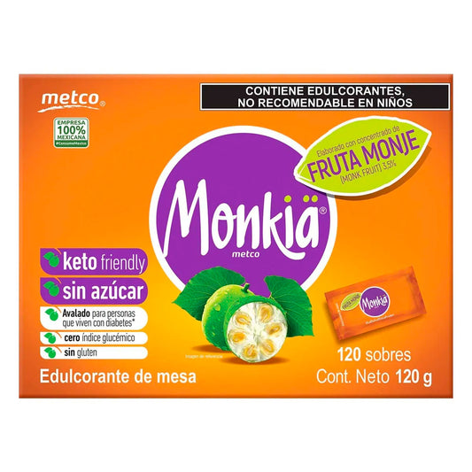 Endulsante Monkia Metco Sobres 120 PZS