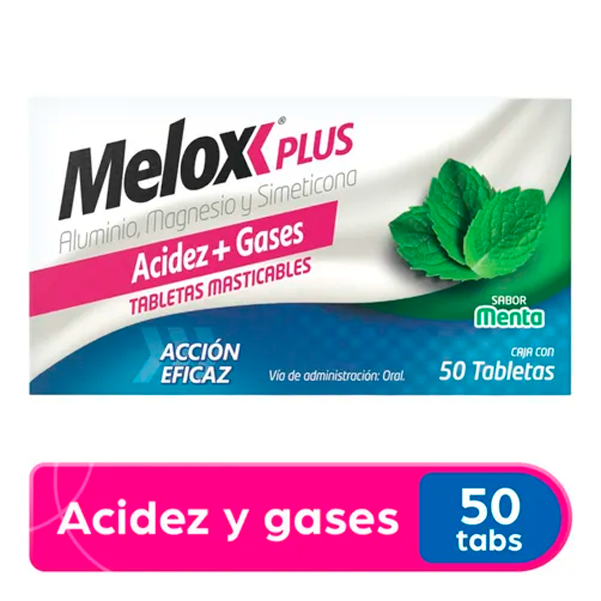 Melox Plus Menta 50 PZS