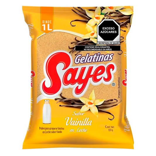 Gelatina Sayes Vainilla Leche 120 GRS