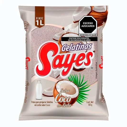 Gelatina Gel Sayes Coco Leche Sayes Coco Leche 120 GRS