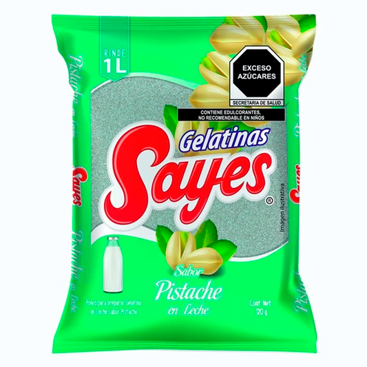 Gelatina Gel Sayes Pistache Leche Sayes Pistache Leche 120 GRS