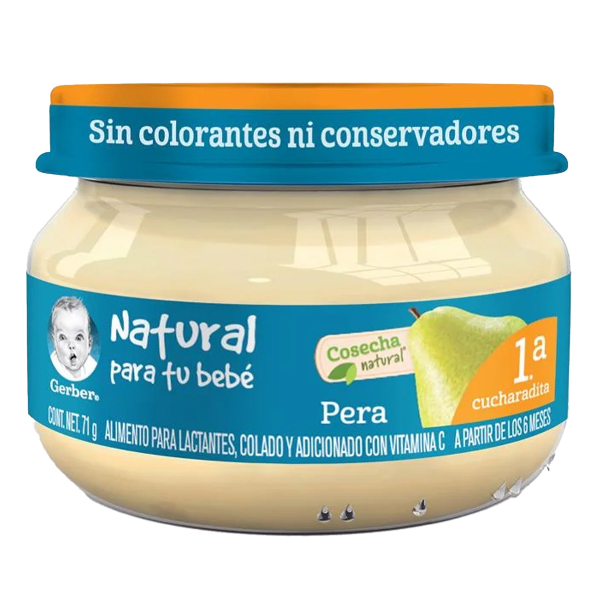 Papilla Gerber Cosecha Natural Etapa 1 Pera 71g