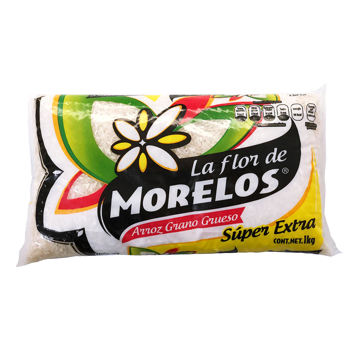 Arroz Flor Morelos Med Super Extra 1 KGS