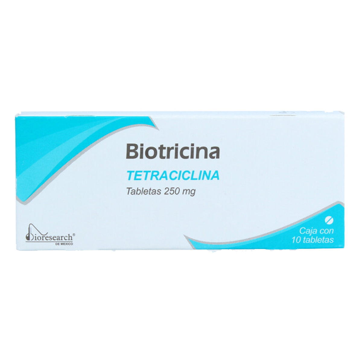 Biotricina Tetraciclina 250Mg 10 PZS