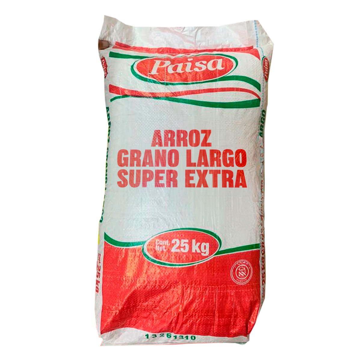 Arroz Paisa Rojo Delgado Super Extra 25 KGS