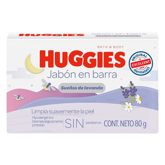 Jabon De Tocador Huggies Relajante 80 GRS