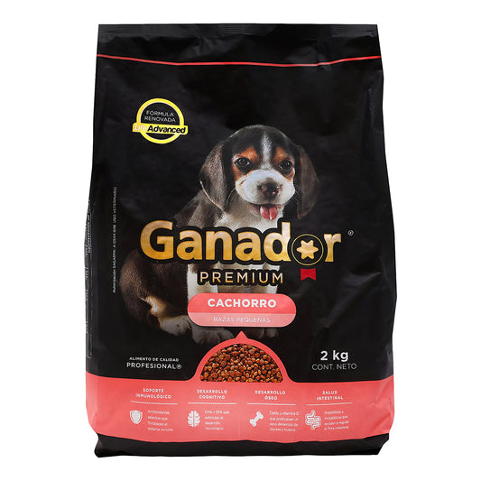 Alimento Para Mascota Ganador Premium Cachorro R. Peq 2 KGS