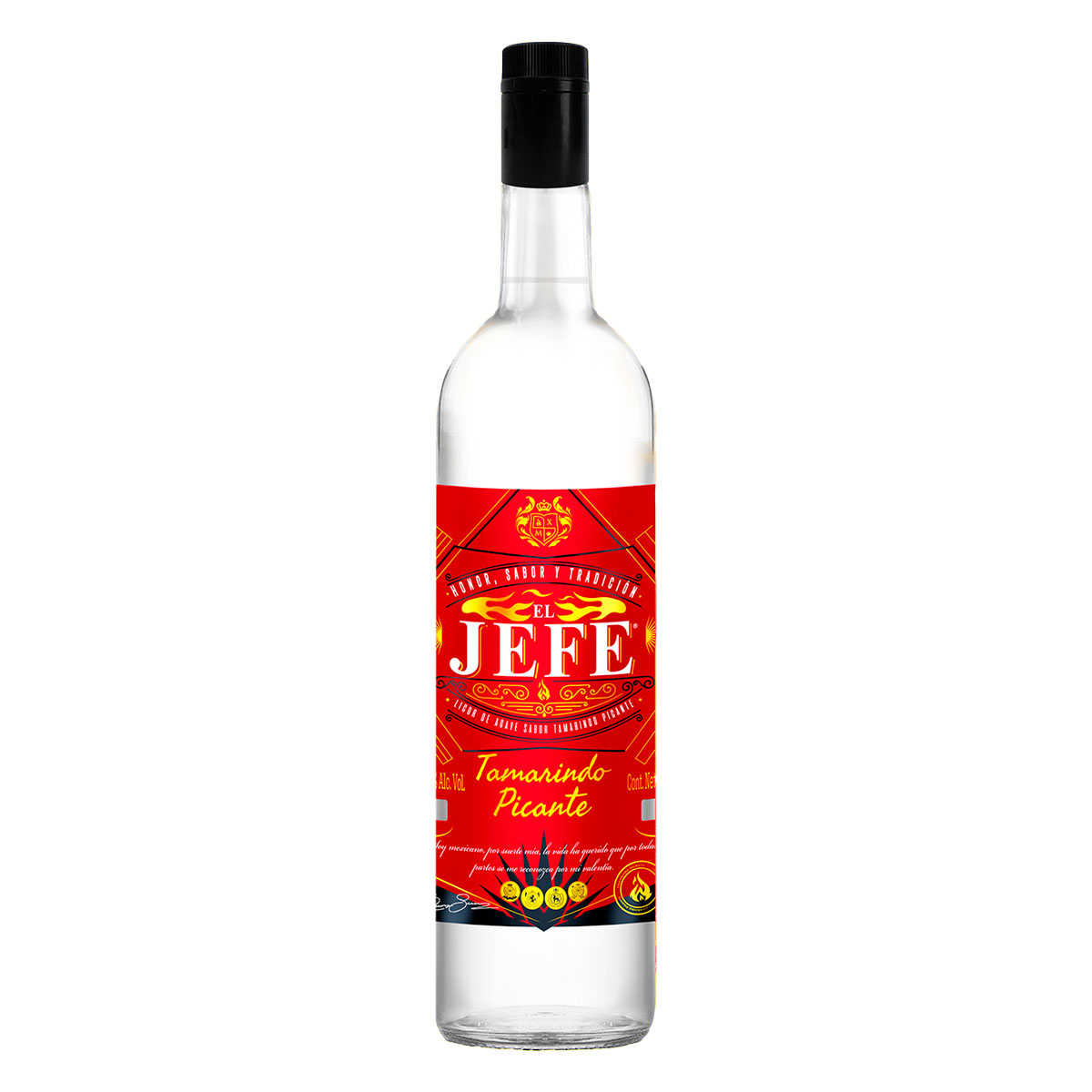 Licor De Agave El Jefe Tamarindo Picante 1 LTS