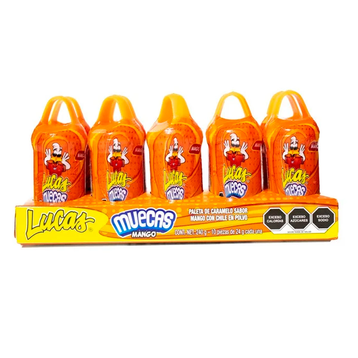 Paleta Lucas Muecas Mango 10 PZS