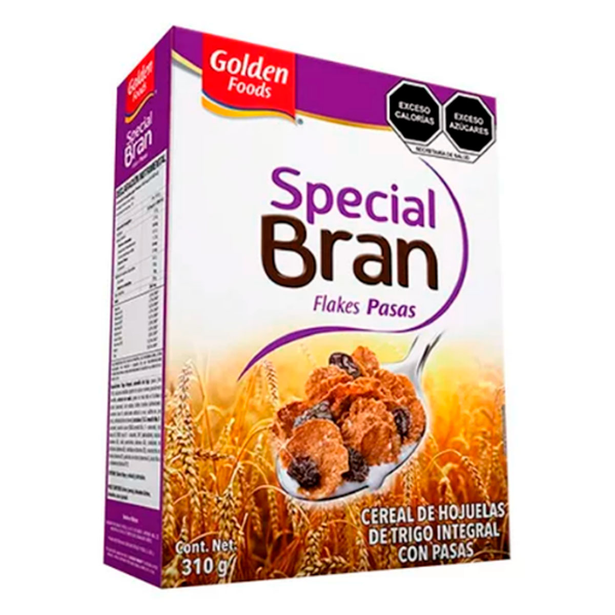 Cereal Golden Special Bran Pasas 310 GRS