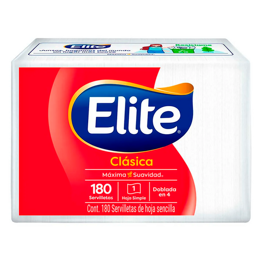 Serville Servilleta Elite Roja  Elite Roja 180 PZS