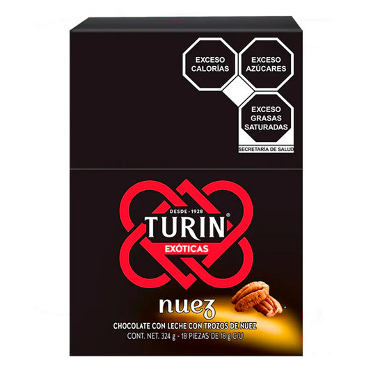 Exh Choco Turin Nuez Bar  Turin 18 GRS