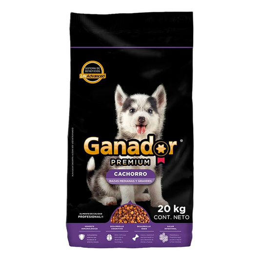Croquetas Ganador Cachorro 20 KGS