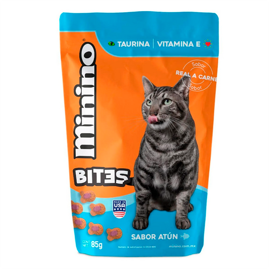 Alimento Alim Minino Bites Atun Minino  Bites Atun 85 GRS