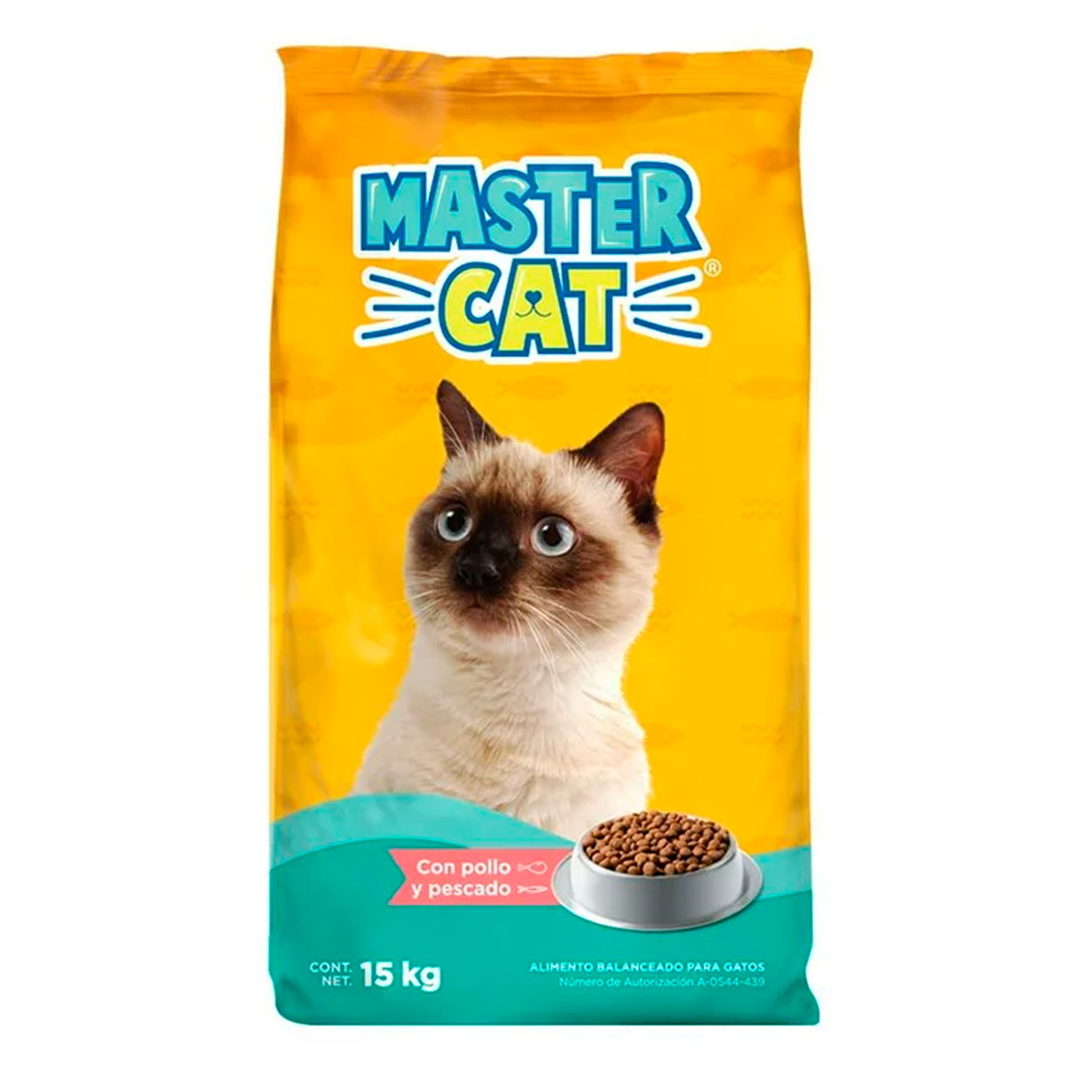 ALIMIMENTO MASTER CAT BALANCEADO POLLO Y PESCADO 15 KGS