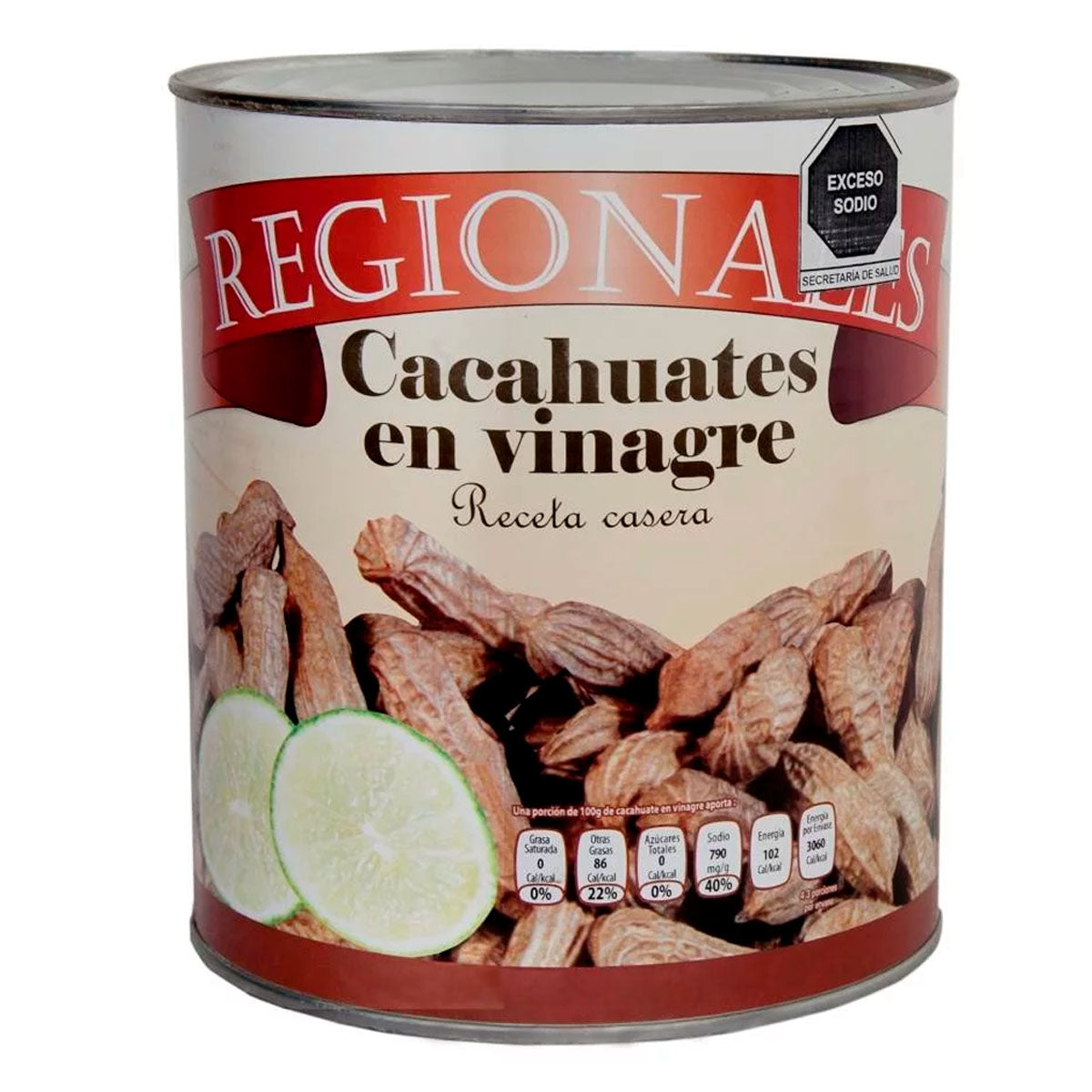 Cacahuate Regional En Vinagre 800 GRS