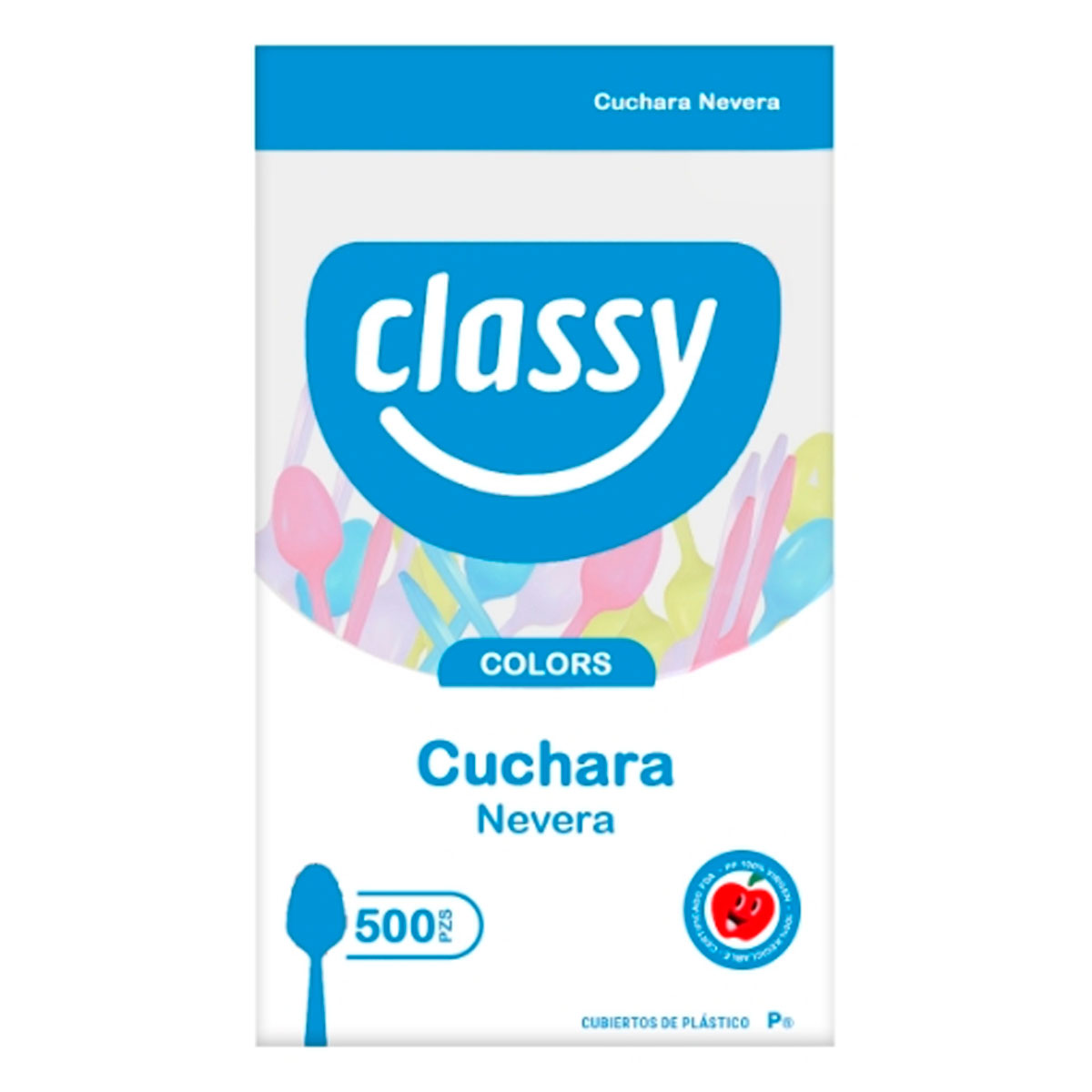 Cuchara Classy Nevera Colors 500 PZS