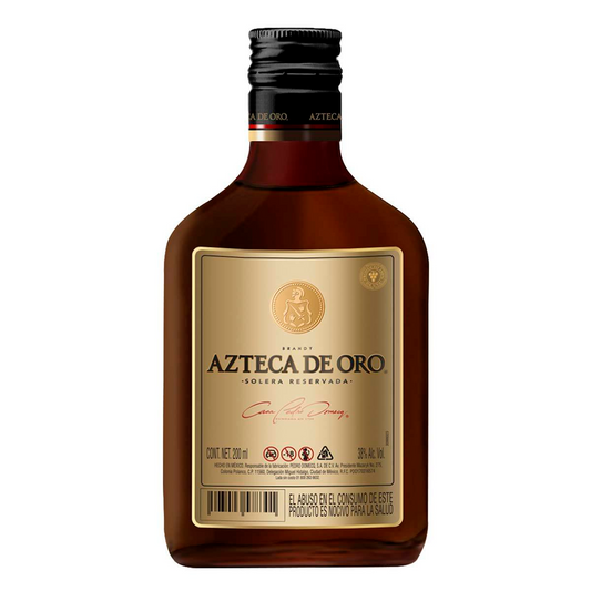 Brandy Azteca De Oro+4Pzpres.Clasico 200 MLL