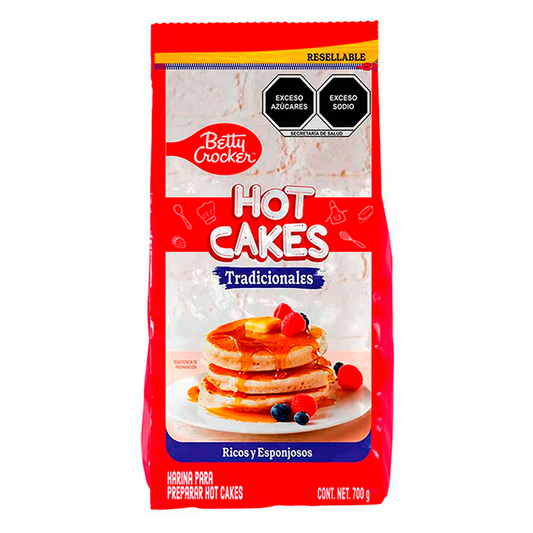Harina Para Preparar Hotcakes Betty Crocker Tradicional 700 GRS