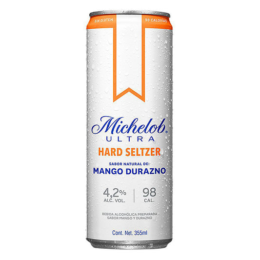 HARRD SELTZER MICHELOB ULTRA MANGO/DURAZNO 355 MLL