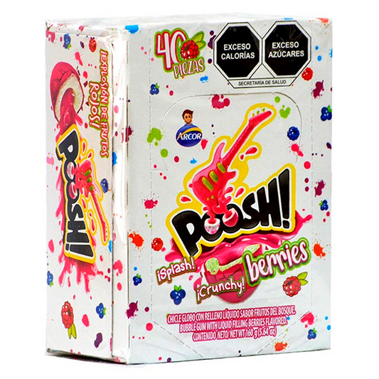 Chicle  Exh Chicle Arcor Poosh Berries Arcor Berries 4 GRS