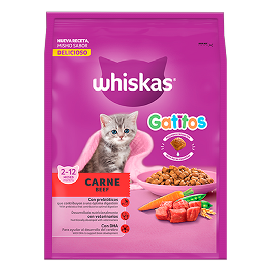 Alimento Alim Whiskas Gatitos Carne Whiskas  Carne . 1.4 KGS