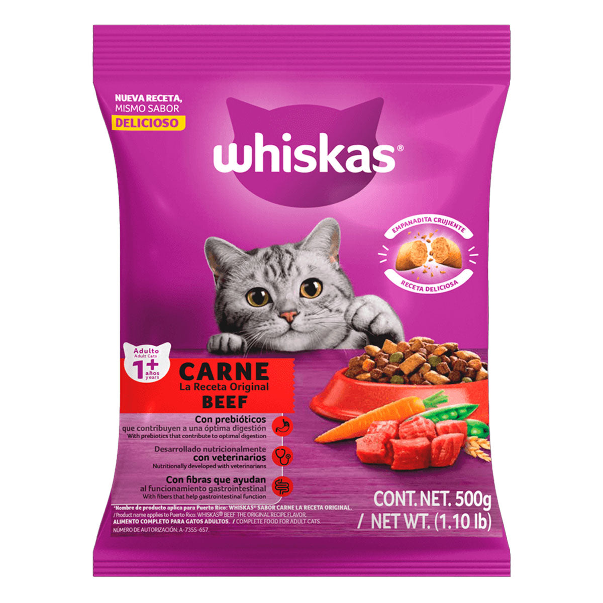 Alimento Para Gato Whiskas Recetas Original 500 GRS