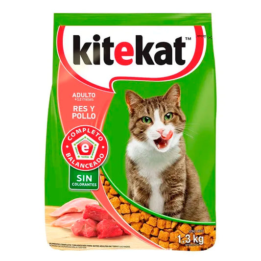 Kitekat Adulto Carne Y Pollo 1.3 KGS