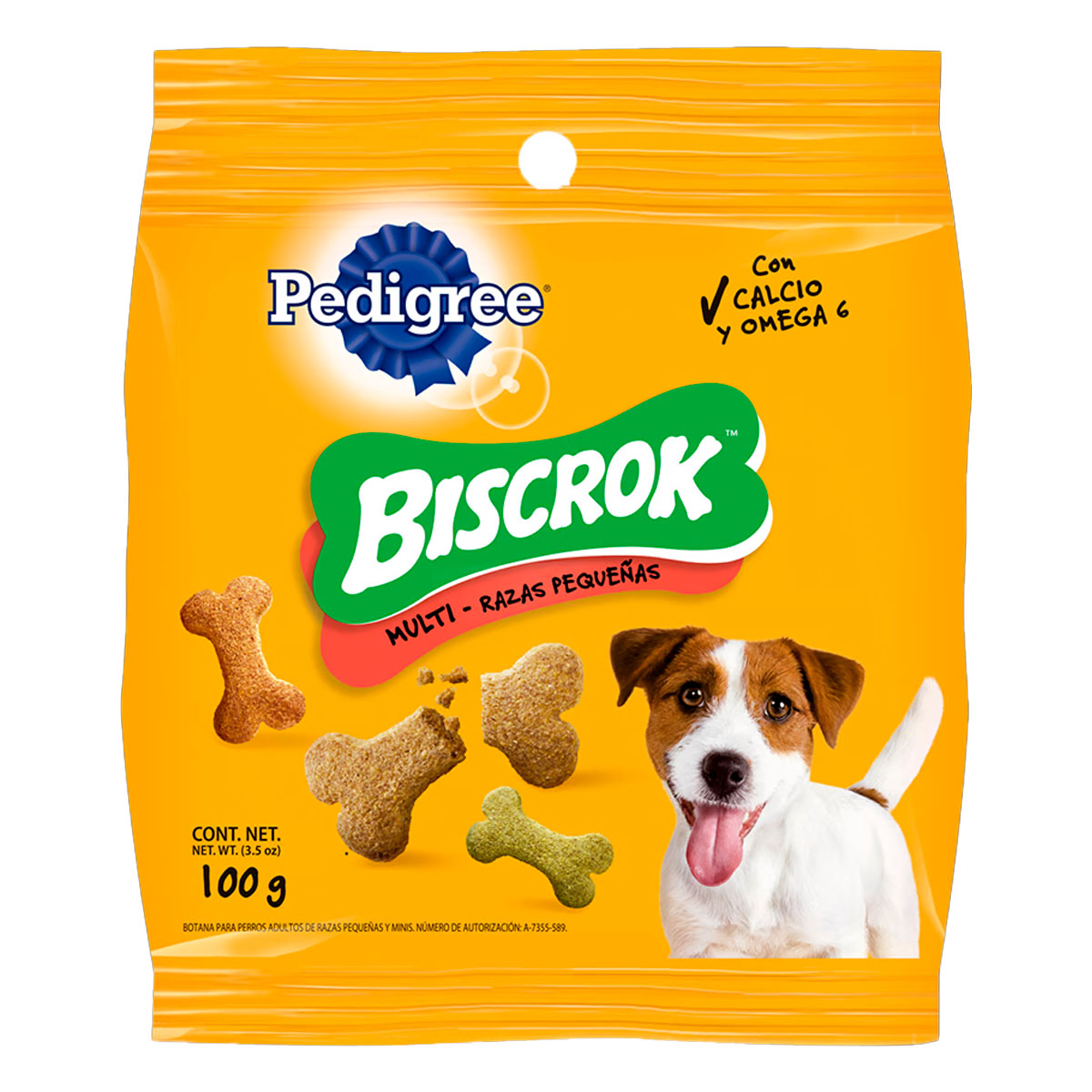 Pedigree Botana Biscuits Razas Pequeñas 100 GRS