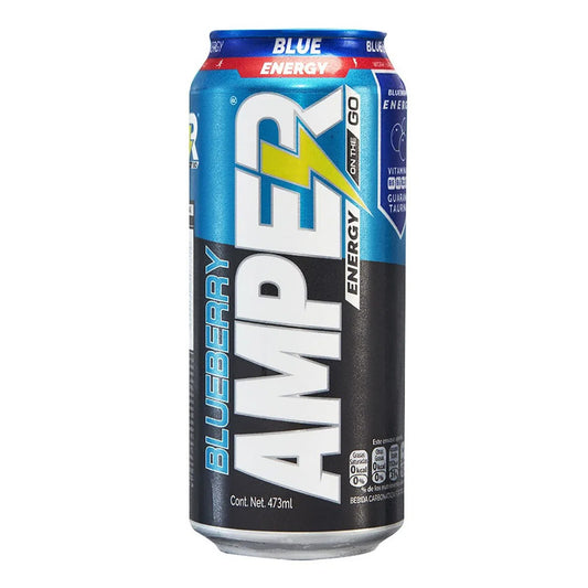 Bebida Energética Amper Blue Berry 473 MLL