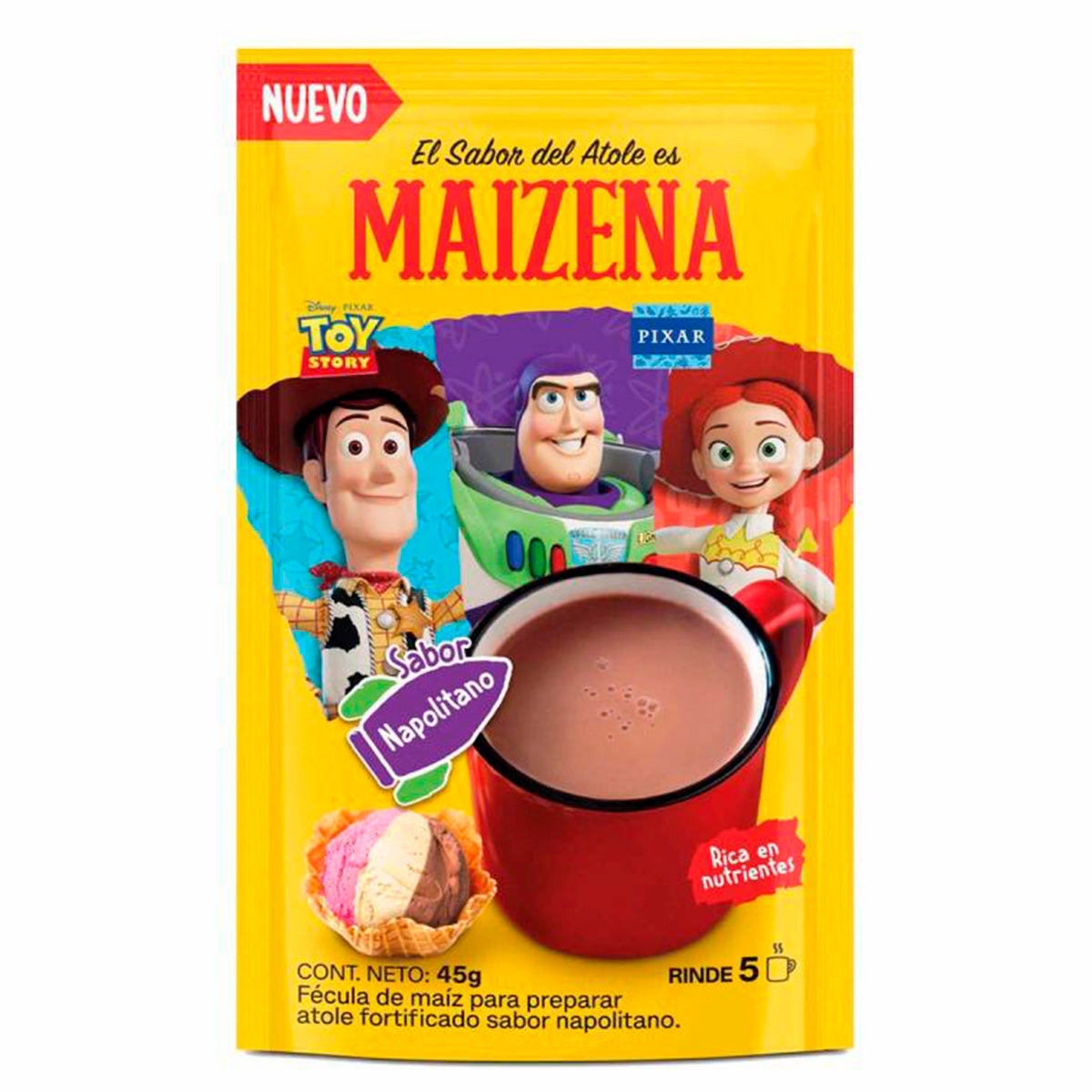 Atole Maizena Napolitano 45 GRS