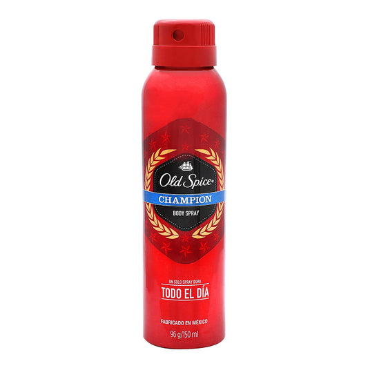 Desodorante Old Spice Champion En Aerosol Para Caballero 150 MLL