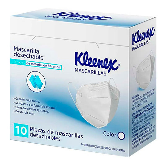 Mascarillas Deschable Kleenex 10 PZS