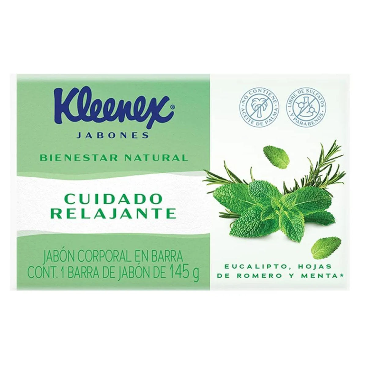 Jabon De Tocador Kleenex Eucalipto 145 GRS