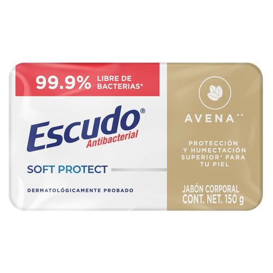 Jabon De Tocador Escudo Antbacterial De Avena 150 GRS