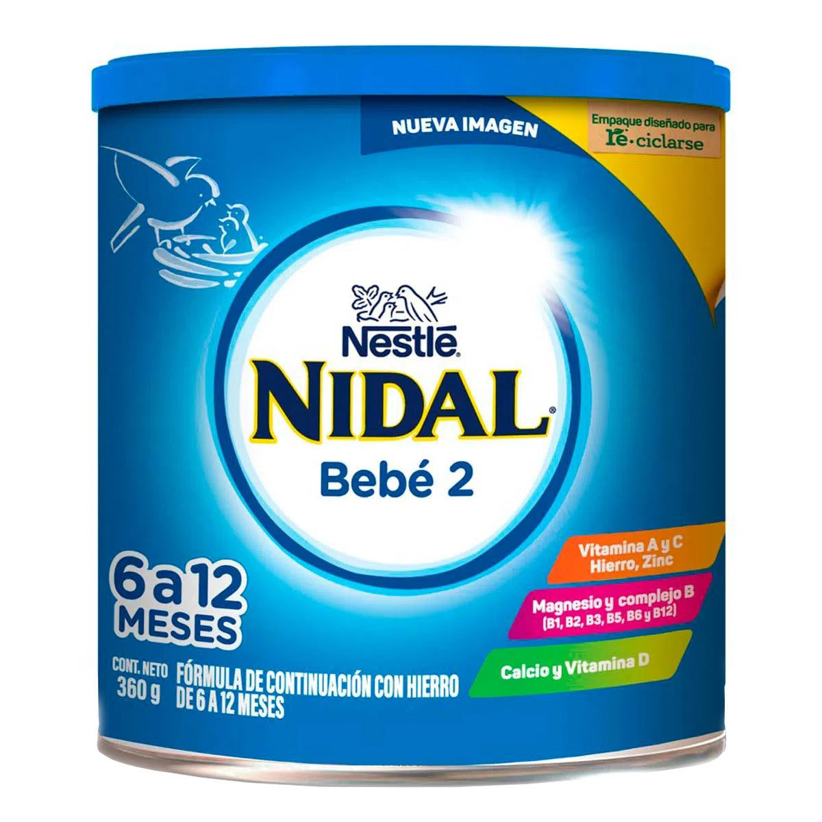 Leche Nidal Bebe 2 360 GRS