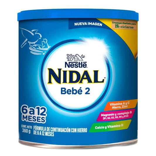 Leche Nidal Bebe 2 360 GRS