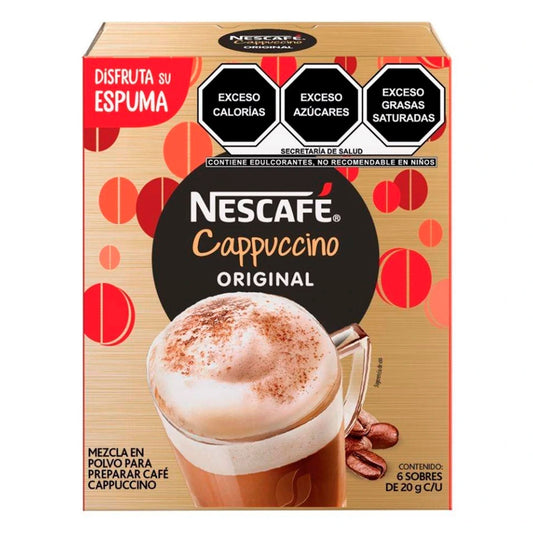 Exhibidor Café Nescafe Cappuccino Original 20 GRS