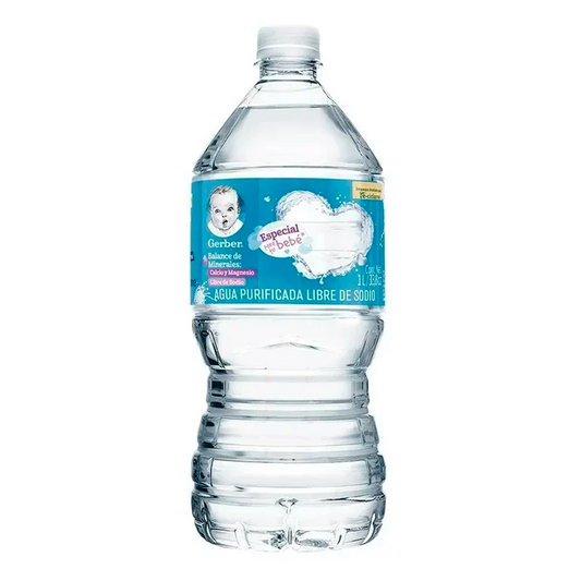 Agua Agua Nestle Gerber Nat N Nestle  Natural N 1 LTS