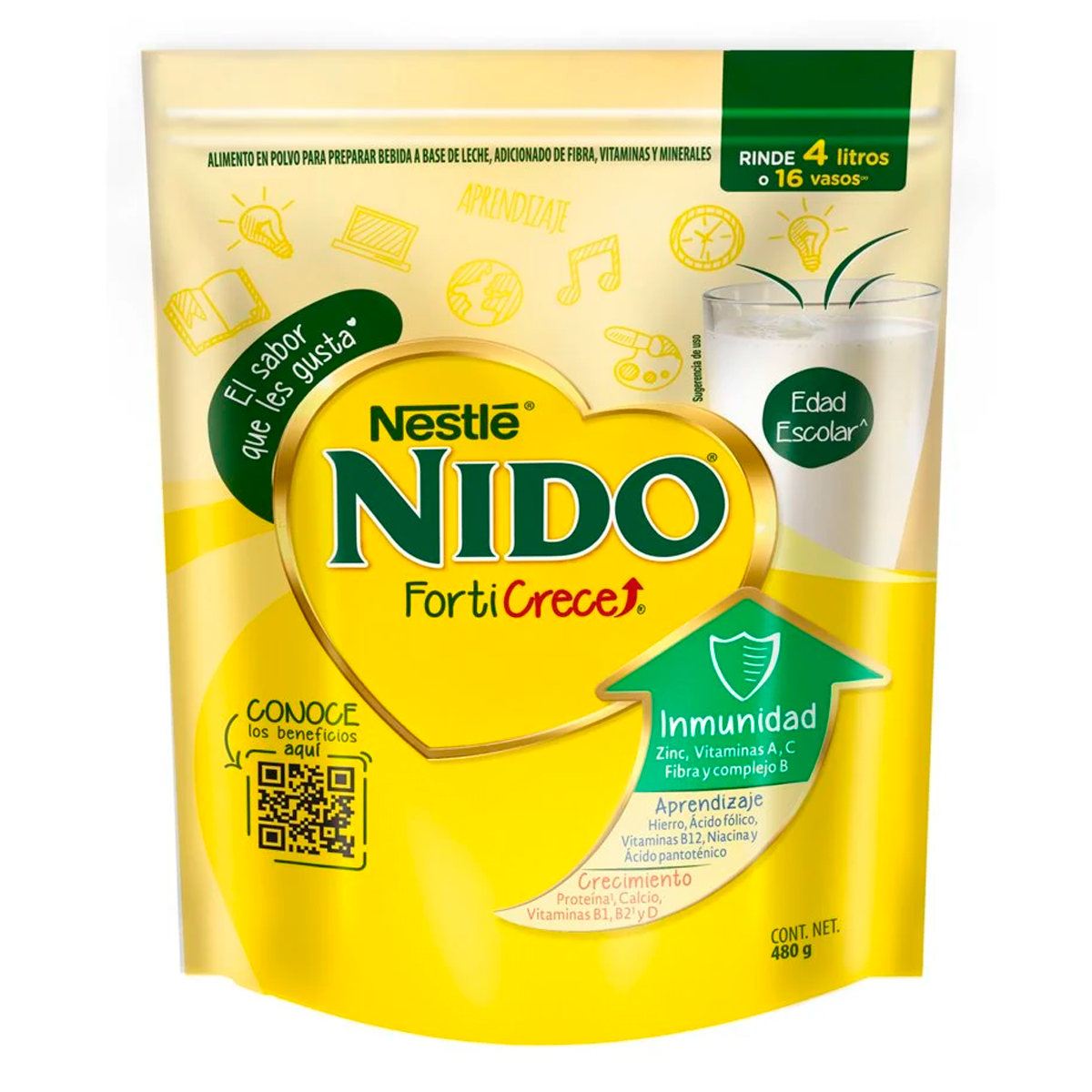 Leche Leche Nestle Nido Forti Bls Nido  Forti Doy Pack N 480 GRS