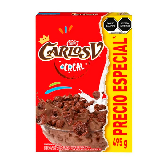 Cereal Nestlé Carlos V Sabor Chocolate 495 GRS