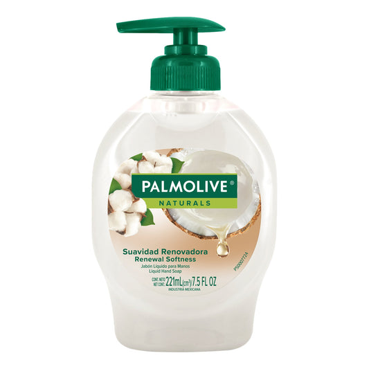 Jabón Líquido para Manos Palmolive Naturals Coco y Algodón 221 ml