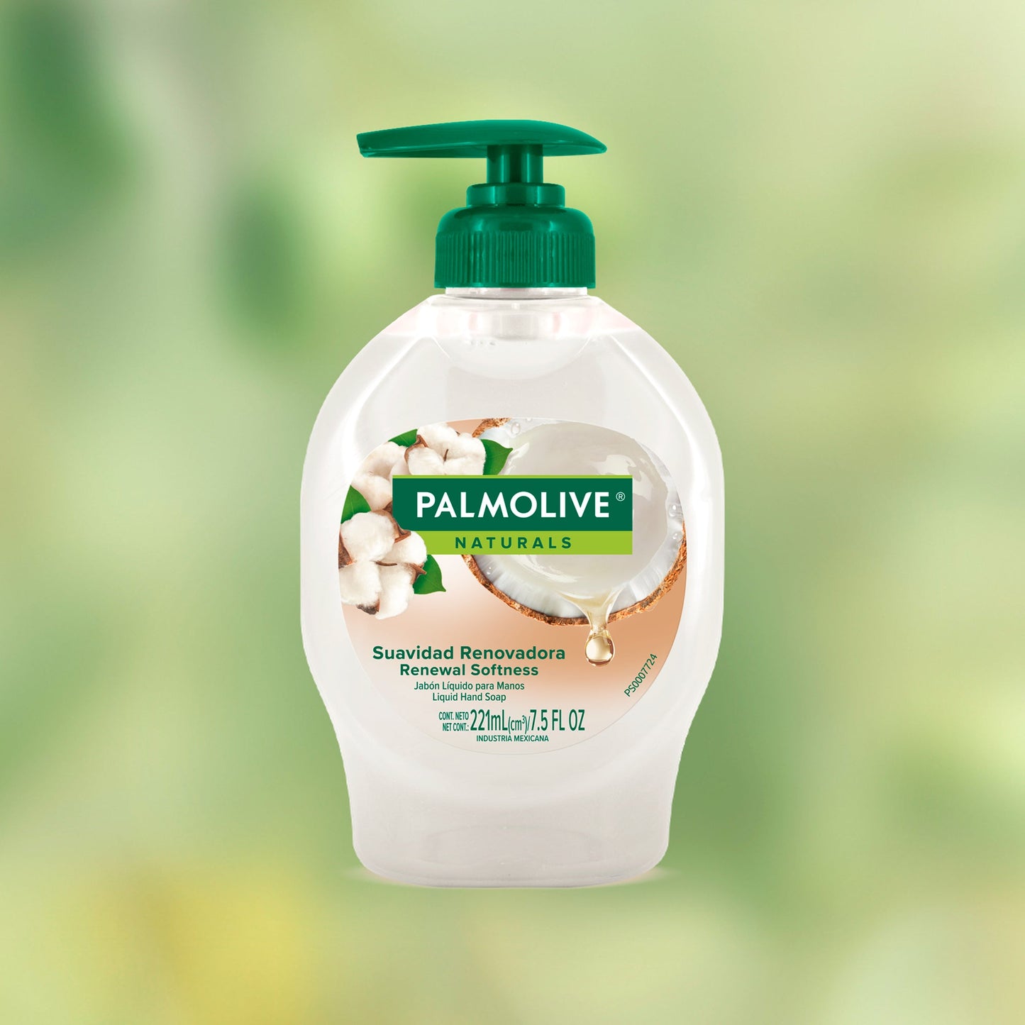 Jabón Líquido para Manos Palmolive Naturals Coco y Algodón 221 ml