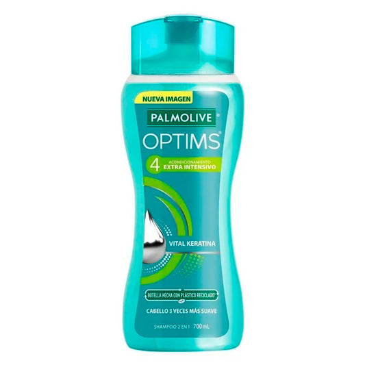 Shampoo Palmolive Optims 2 en 1 Acondicionamiento Nivel 4 de 60 ml