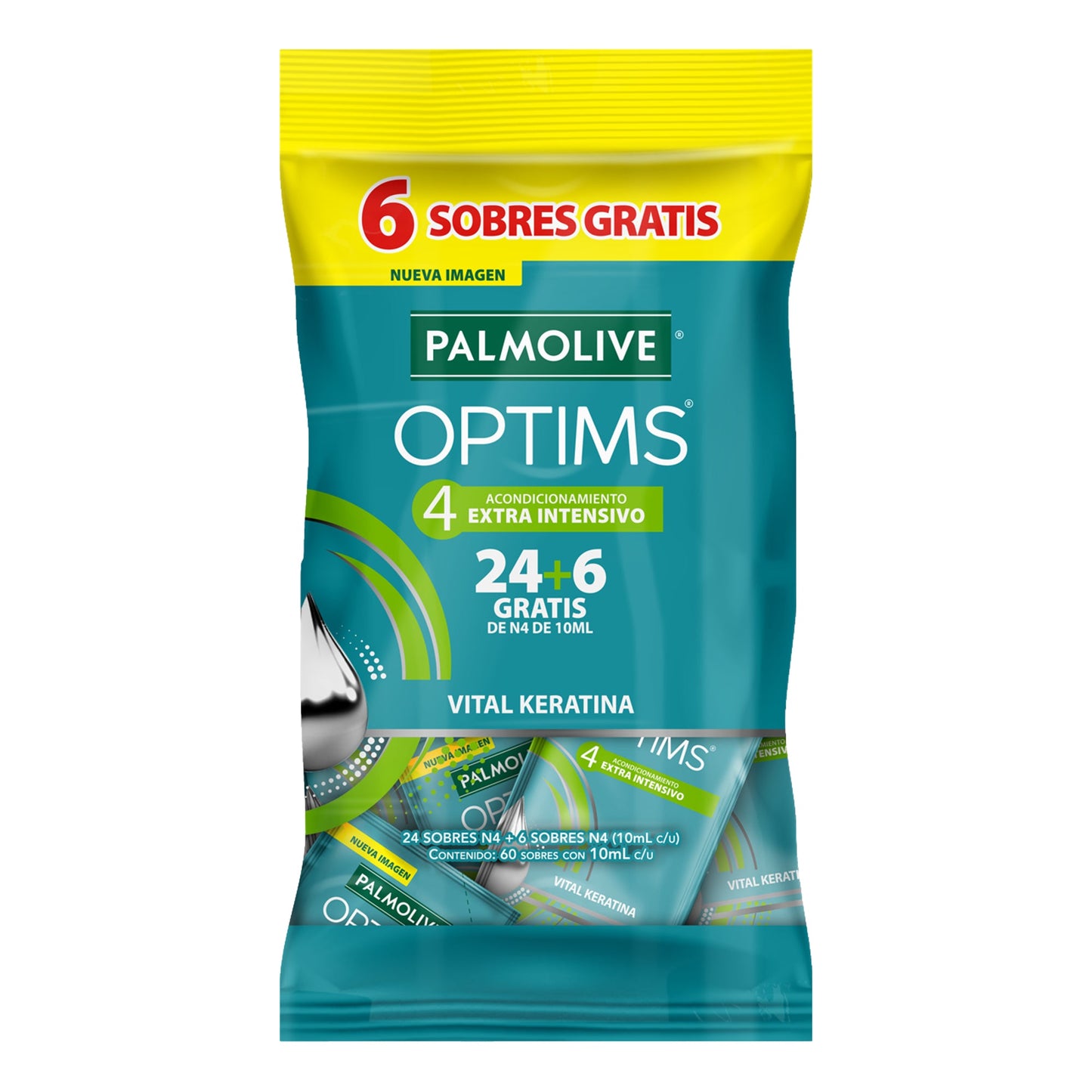 Shampoo Palmolive Optims EXH 24+6 Sachets 10 ml