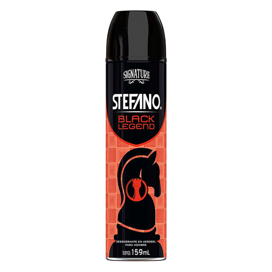 Desodorante Stefano Black Legend en Aerosol de 159 ml